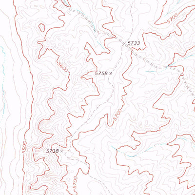 United States Geological Survey Coal Mine Canyon SE, NV (1971, 24000-Scale) digital map
