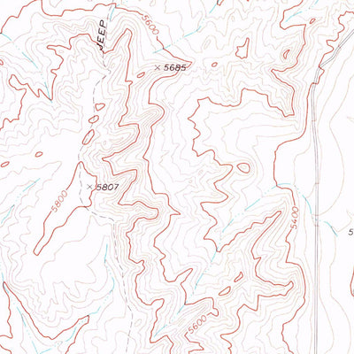 United States Geological Survey Coal Mine Canyon SE, NV (1971, 24000-Scale) digital map