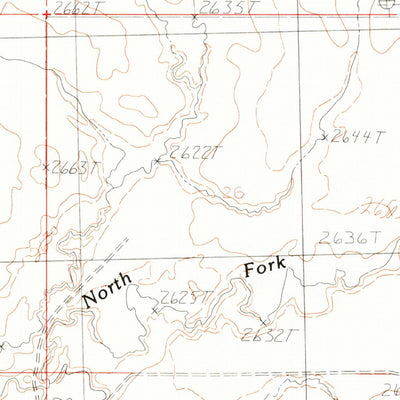 United States Geological Survey Coal Mine Creek West, MT (1984, 24000-Scale) digital map