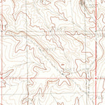 United States Geological Survey Coal Mine Creek West, MT (1984, 24000-Scale) digital map