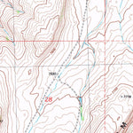 United States Geological Survey Coal Mine Ridge, WY (1983, 24000-Scale) digital map