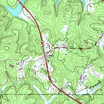 United States Geological Survey Coal Mountain, GA (1964, 24000-Scale) digital map