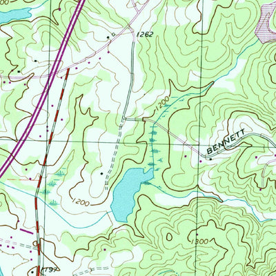 United States Geological Survey Coal Mountain, GA (1997, 24000-Scale) digital map