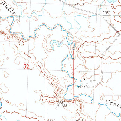 United States Geological Survey Coal Springs SE, SD (1983, 24000-Scale) digital map