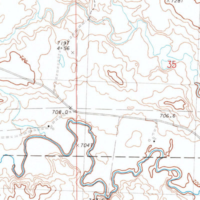 United States Geological Survey Coal Springs SE, SD (1983, 24000-Scale) digital map
