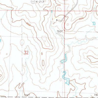 United States Geological Survey Coal Springs SW, SD (1983, 24000-Scale) digital map