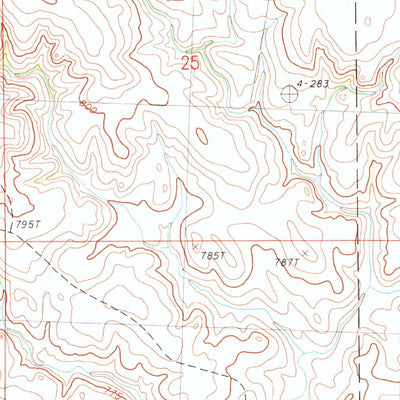 United States Geological Survey Coal Springs SW, SD (1983, 24000-Scale) digital map