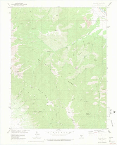 United States Geological Survey Coaldale, CO (1980, 24000-Scale) digital map