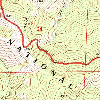 United States Geological Survey Coaldale, CO (1994, 24000-Scale) digital map