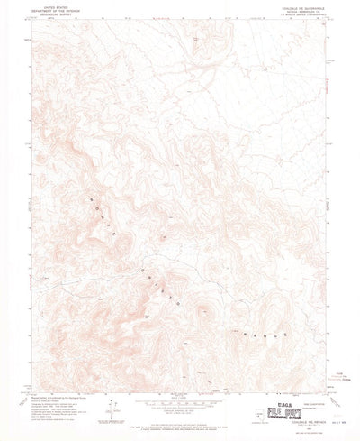 United States Geological Survey Coaldale NE, NV (1968, 24000-Scale) digital map