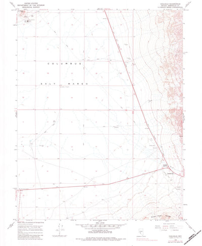 United States Geological Survey Coaldale, NV (1968, 24000-Scale) digital map