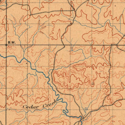United States Geological Survey Coalgate, OK (1900, 125000-Scale) digital map