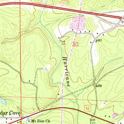 United States Geological Survey Coaling, AL (1969, 24000-Scale) digital map