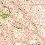 United States Geological Survey Coalinga, CA (1956, 62500-Scale) digital map