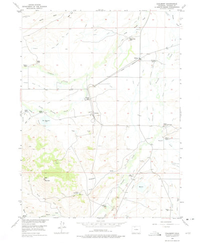 United States Geological Survey Coalmont, CO (1955, 24000-Scale) digital map