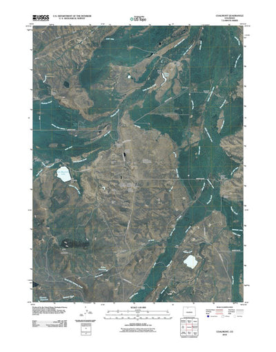 United States Geological Survey Coalmont, CO (2010, 24000-Scale) digital map