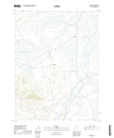 United States Geological Survey Coalmont, CO (2022, 24000-Scale) digital map