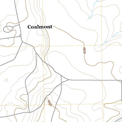 United States Geological Survey Coalmont, CO (2022, 24000-Scale) digital map