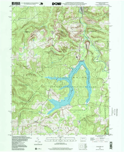 United States Geological Survey Coalport, PA (1998, 24000-Scale) digital map
