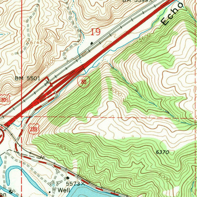 United States Geological Survey Coalville, UT (1967, 24000-Scale) digital map