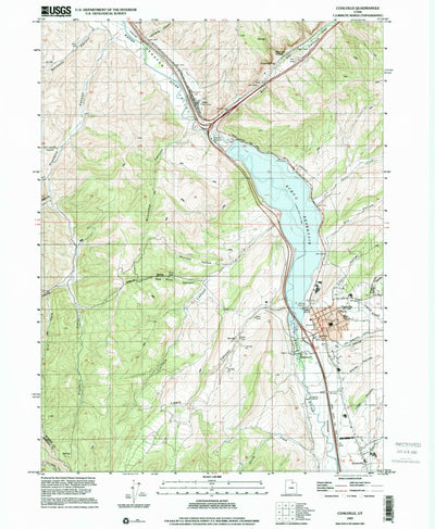 United States Geological Survey Coalville, UT (1997, 24000-Scale) digital map