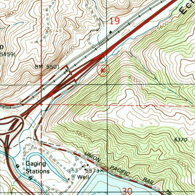 United States Geological Survey Coalville, UT (1997, 24000-Scale) digital map