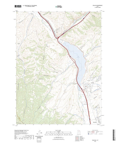 United States Geological Survey Coalville, UT (2023, 24000-Scale) digital map