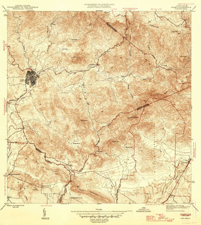 United States Geological Survey Coamo, PR (1946, 30000-Scale) digital map
