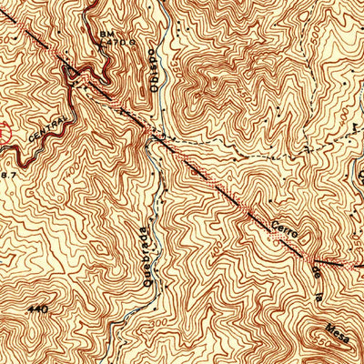 United States Geological Survey Coamo, PR (1946, 30000-Scale) digital map
