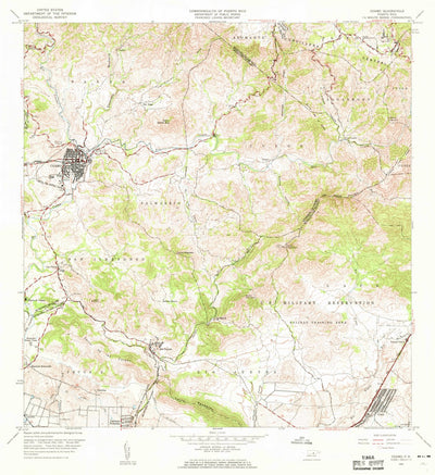 United States Geological Survey Coamo, PR (1960, 20000-Scale) digital map