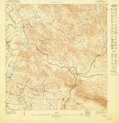 United States Geological Survey Coamo SW, PR (1947, 10000-Scale) digital map