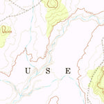 United States Geological Survey Coat Spring, AZ (1967, 24000-Scale) digital map