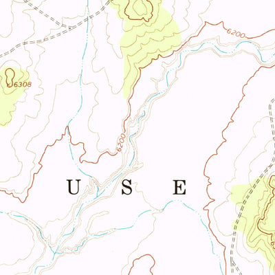 United States Geological Survey Coat Spring, AZ (1967, 24000-Scale) digital map