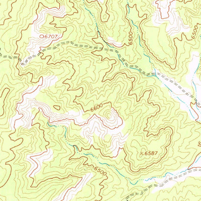 United States Geological Survey Coat Spring, AZ (1967, 24000-Scale) digital map
