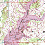 United States Geological Survey Coatesville, IN (1970, 24000-Scale) digital map