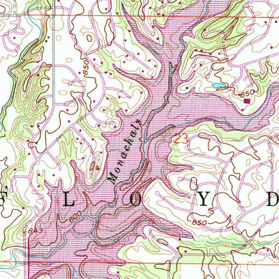 United States Geological Survey Coatesville, IN (1970, 24000-Scale) digital map