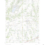 United States Geological Survey Coatesville, IN (2022, 24000-Scale) digital map