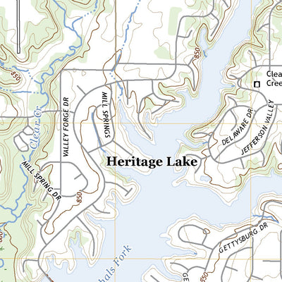 United States Geological Survey Coatesville, IN (2022, 24000-Scale) digital map