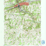 United States Geological Survey Coatesville, PA (1953, 24000-Scale) digital map