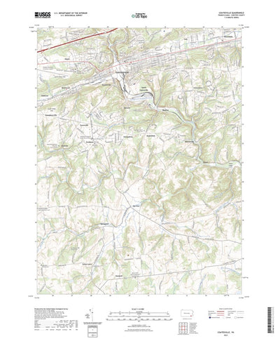 United States Geological Survey Coatesville, PA (2023, 24000-Scale) digital map