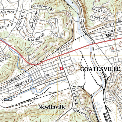 United States Geological Survey Coatesville, PA (2023, 24000-Scale) digital map