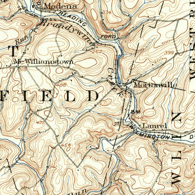 United States Geological Survey Coatesville, PA-DE (1904, 62500-Scale) digital map
