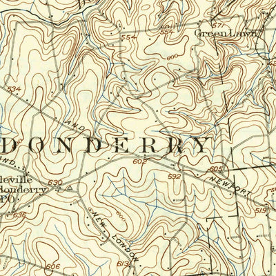 United States Geological Survey Coatesville, PA-DE (1906, 62500-Scale) digital map