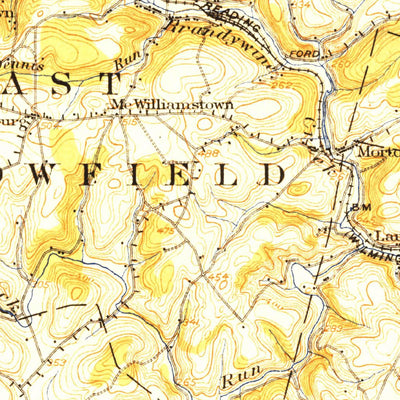 United States Geological Survey Coatesville, PA-DE (1918, 62500-Scale) digital map