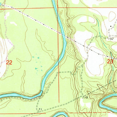 United States Geological Survey Coatopa, AL (1971, 24000-Scale) digital map
