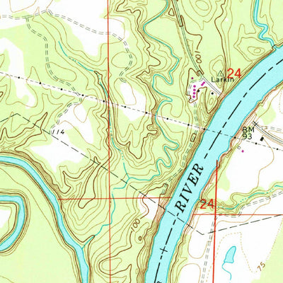 United States Geological Survey Coatopa, AL (1971, 24000-Scale) digital map