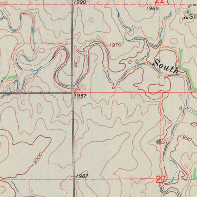 United States Geological Survey Coats, KS (1968, 24000-Scale) digital map