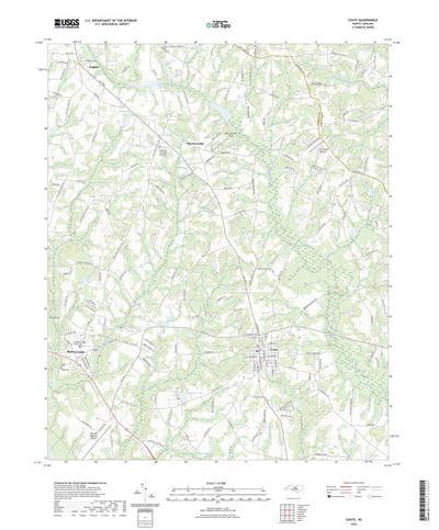 United States Geological Survey Coats, NC (2022, 24000-Scale) digital map