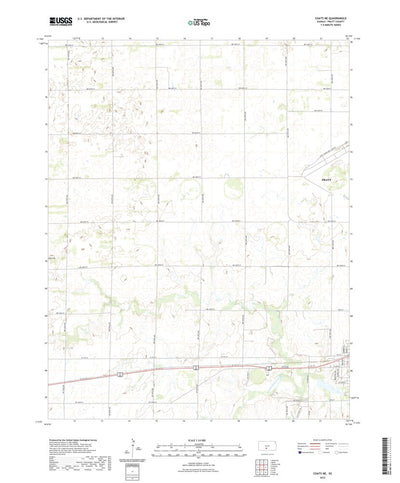 United States Geological Survey Coats NE, KS (2022, 24000-Scale) digital map