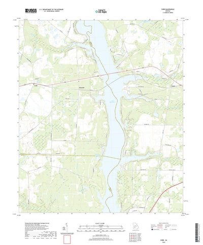 United States Geological Survey Cobb, GA (2020, 24000-Scale) digital map